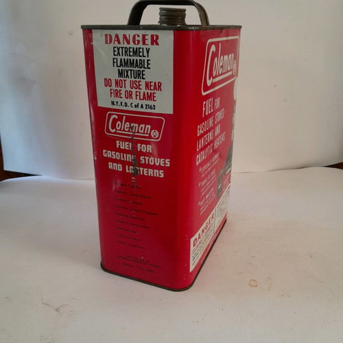 Coleman metal container used