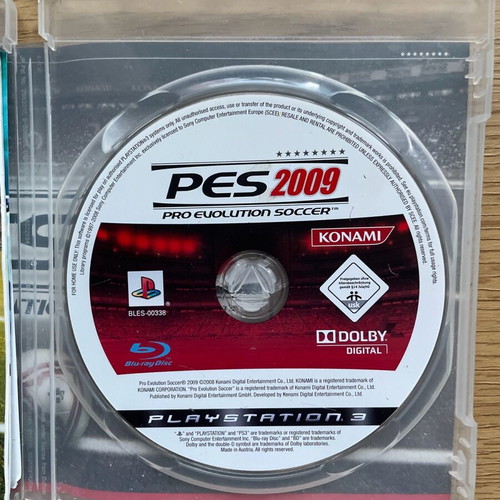 PES 2009 Pro Evolution Soccer used for PlayStation 3, 2 pieces