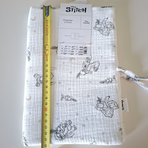 Disney Stitch White Diaper Organizer and Baby Wipe Pouch