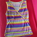 Blouse multicolor, like new, sizes M/L