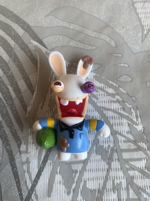 Rabbids Invasion collectible figure by Ubisoft, bruised eye