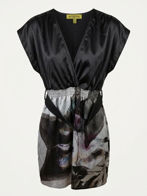 Satin dress like new, very high quality, size M