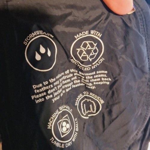 Marks and Spencer black jacket like new with hood