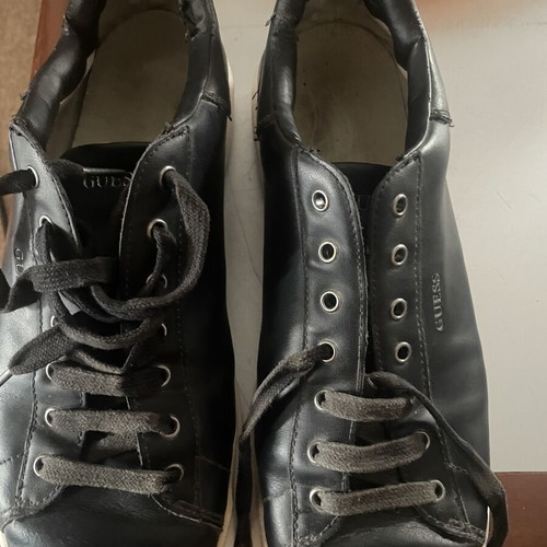 Guess leather casual shoes used, size 46, black