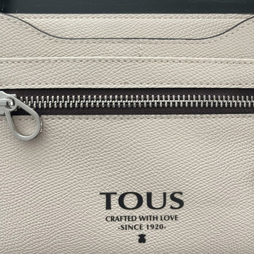 Tous Pop Pendant Cardholder Beige Like New with Strap