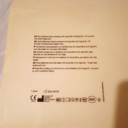 Coloplast Biatain Super adhesive dressing 20x20cm, pack of 5