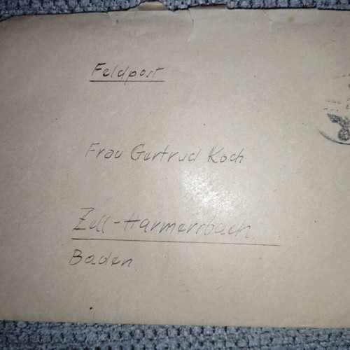 Set of 8 Feldpost envelopes and letters 1942, Eastern Front, new
