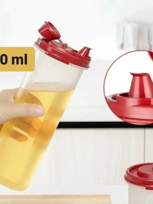 Tupperware oil pourer 890 ml, red