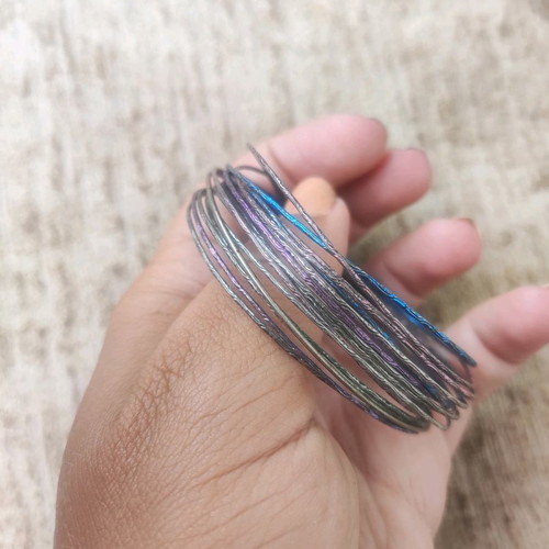 Metal bracelets used, colorful, thin, from Istanbul