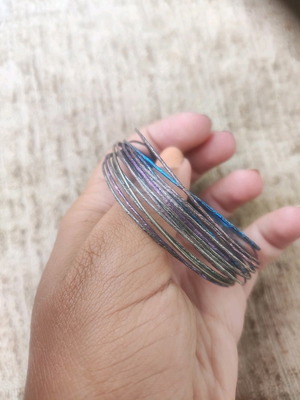 Metal bracelets used, colorful, thin, from Istanbul