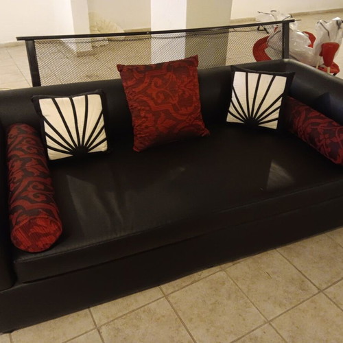 Leather sofa like new