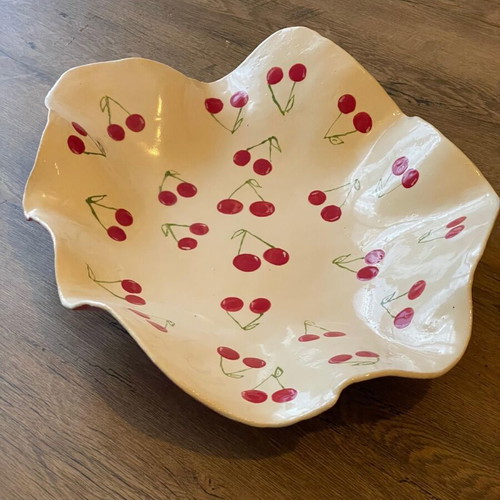 Ceramic handmade big plates new