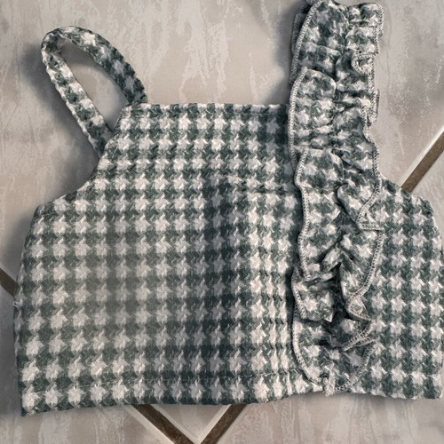 Girls' set for 3-year-old like new, white and green