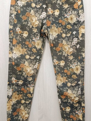 Mango jeans like new, multicolored, slightly elastic, size S