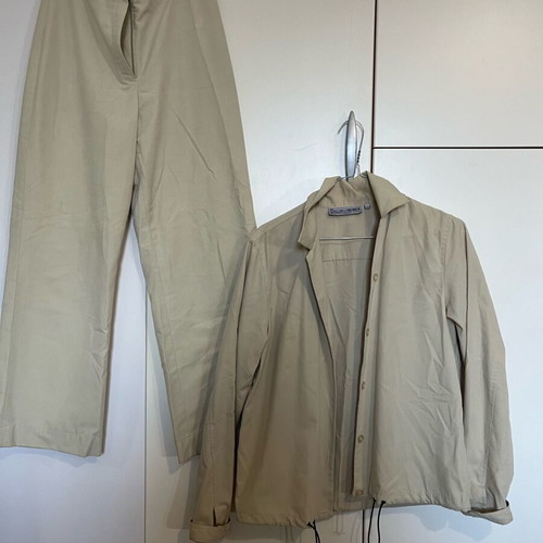 Vintage CObb set jacket and pants size S like new, beige