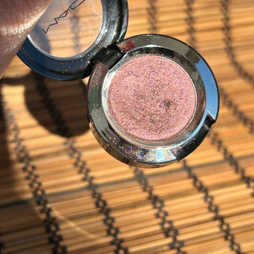Mac Dazzleshadow Incinerated used metallic eyeshadow