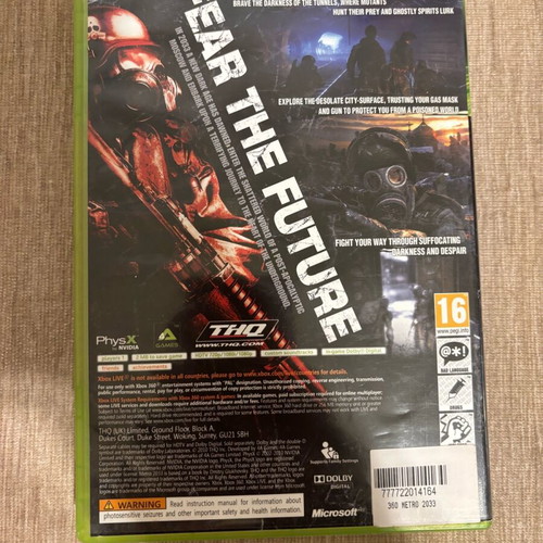 Metro 2033 Xbox 360 PAL used