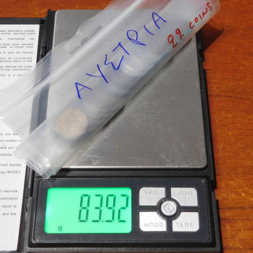Austria coin collection used, 22 coins