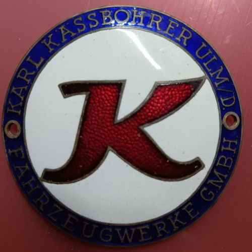 Kassbohrer Ulm collectible badge like new