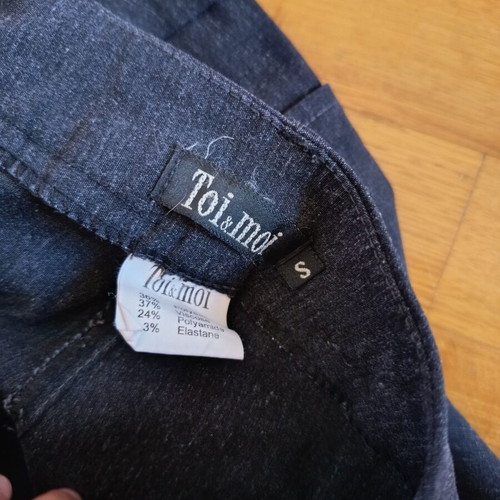 Toi&Moi women's skinny pants like new, black and grey, size S