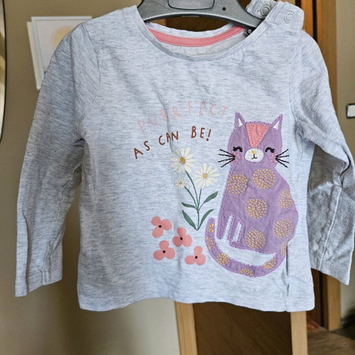 Baby girl t-shirts used, 12-18 months, Zara, Mothercare, Orchestra