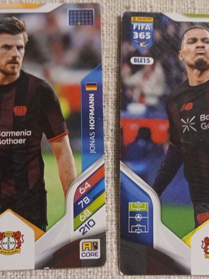 Κάρτες Panini FIFA 365 Jonas Hofmann και Amine Adli