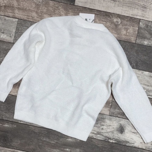 Zara sweater brand new with tag, size 3-4 years, white