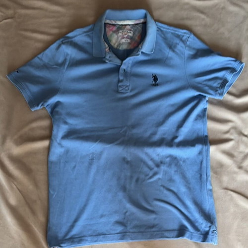 U.S. Polo Assn. Polo shirt medium, light blue, very good condition