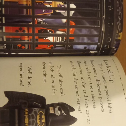 Lego Super-Villains book like new, English