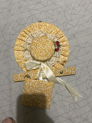 Handmade wall hat decoration like new
