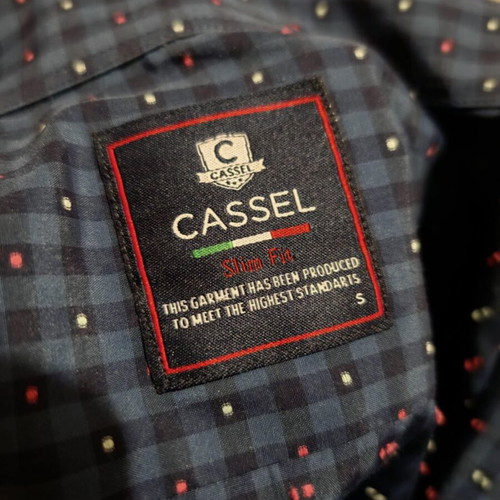 Cassel shirt blue slim fit like new, size S
