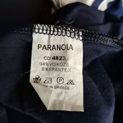 Paranoia maxi dress used navy striped size S