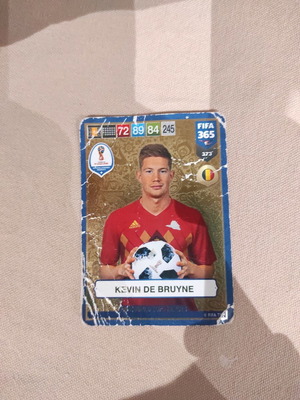 Kevin de Bruyne card used, Fifa World Cup 2018