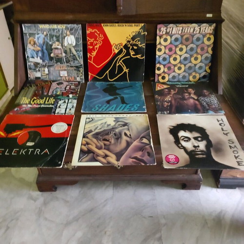 Vinyl records used, pack of 82, rock music