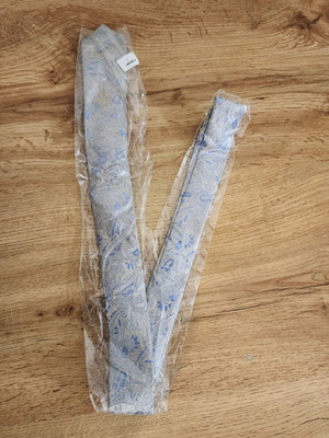 Light Blue Paisley Silk Tie by Boggi Milano new