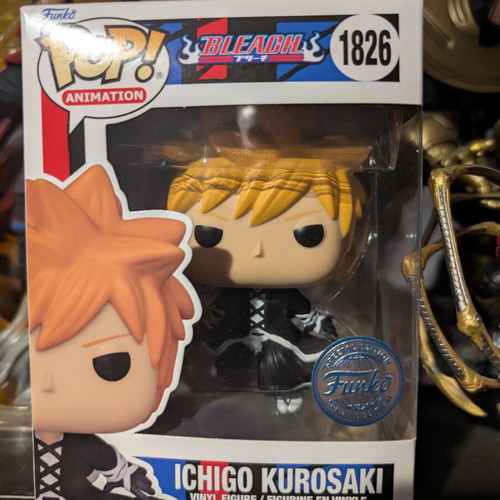 Ichigo Kurosaki 1826 Special Edition Funko Pop vinyl figure like new