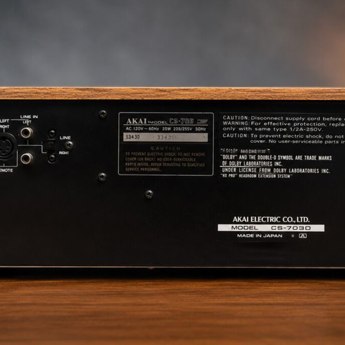 Akai CS-705D Stereo Cassette Deck used, vintage audio