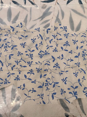 Underglaze Transfer design #7 used, 48cm x 32cm