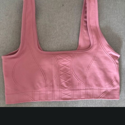 Gymshark pink gym set with sports bra and shorts