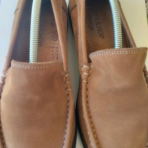 Lumberjack men's boat shoes used, size 43, tan suede