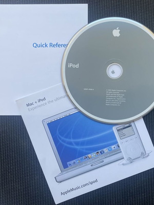 Quick Reference CDROM for Apple iPod like new