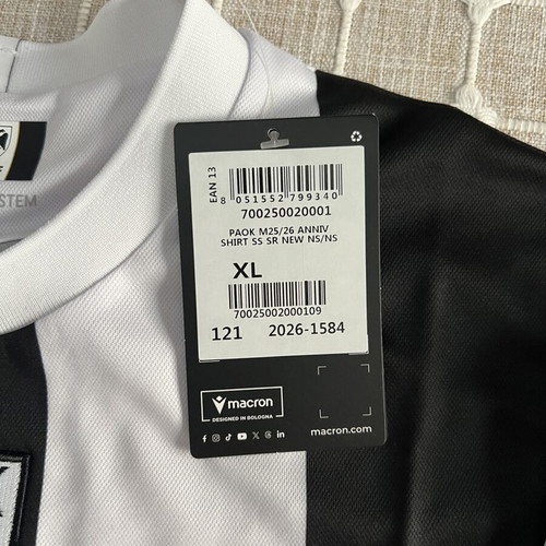 PAOK 100 Years Anniversary Jersey, authentic, XL
