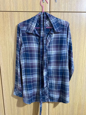 Plaid shirt like new, multicolor, size L