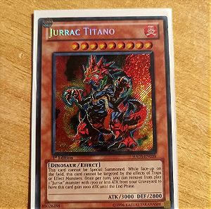 Bundle: 3 Yu-Gi-Oh! cards (Danger! Nessie!, Jurrac Titano, Green Baboon, Defender of the Forest)