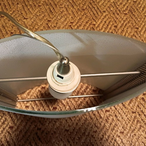 Pendant light inox and sandblasted like new