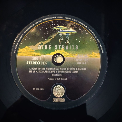Dire Straits LP used, authentic Dutch first pressing 1978 vinyl
