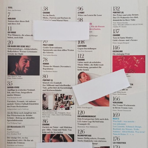 Iui magazine November 1984 used