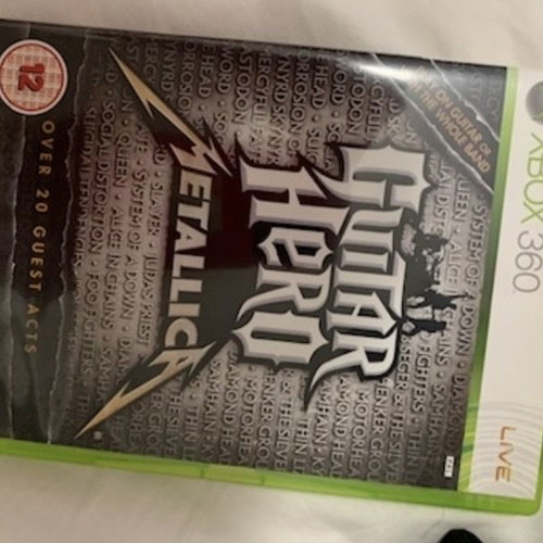 Guitar Hero Metallica Xbox360 like new