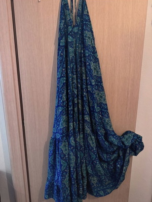 Καλοκαιρινό φόρεμα καινούργιο, αέρινο silk, σε αποχρώσεις του μπλε