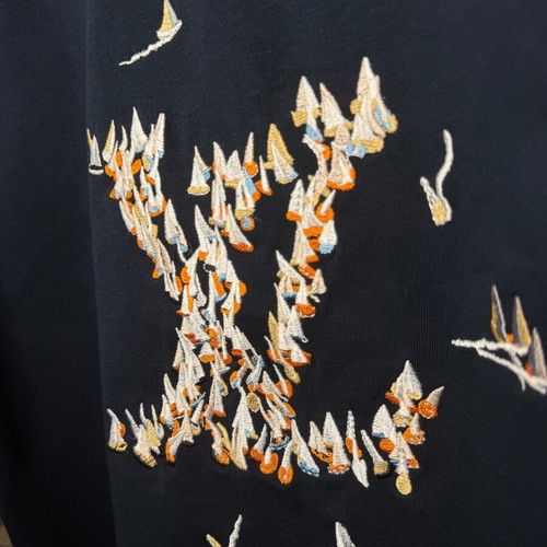 Louis Vuitton T-shirt new, high-quality cotton, sailboat design